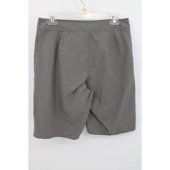 Patagonia Board Shorts Mens 30 Gray Zip Pocket Swim 20" Surf Nylon Inseam 10" - Picture 5 of 7